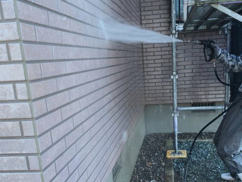 S様邸の塗装工事が着工しました！