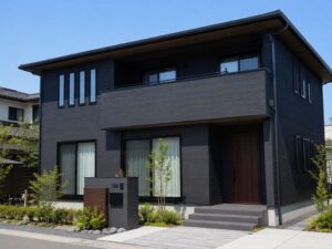 ダークカラーの一般住宅